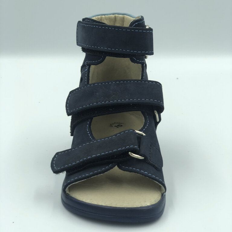 Лікувальні ортопедичні босоніжки Ortofoot 121 Active L синій нубук