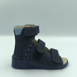 Лікувальні ортопедичні босоніжки Ortofoot 121 Active L синій нубук