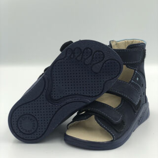 Лікувальні ортопедичні босоніжки Ortofoot 121 Active L синій нубук