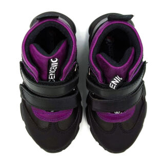 Дитячі Анатомічні черевики Ortomedica 359-02 профілактичні чорно-фіолетові