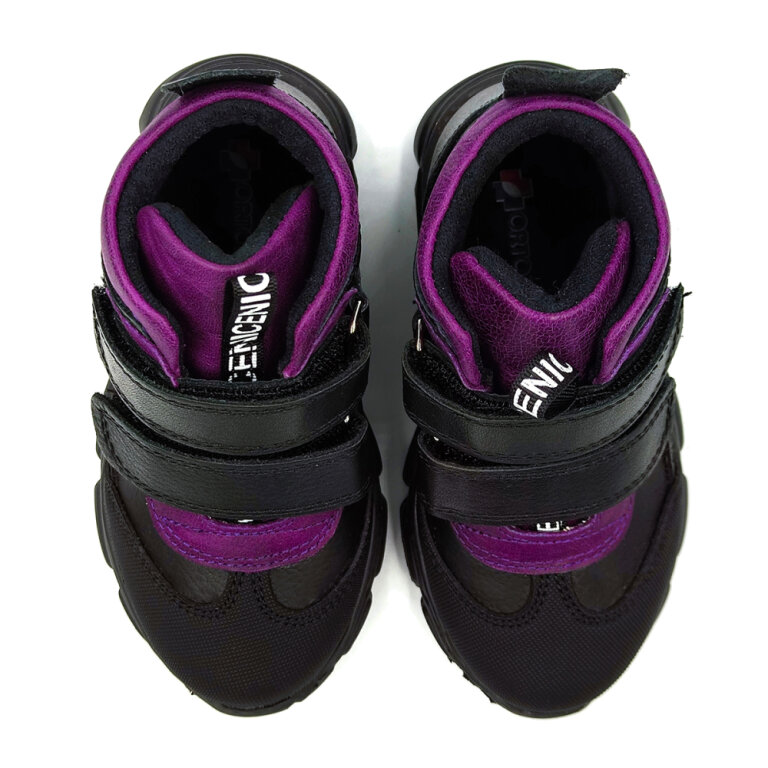 Дитячі Анатомічні черевики Ortomedica 359-02 профілактичні чорно-фіолетові