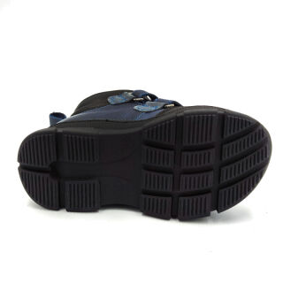 Дитячі Анатомічні черевики з хутром Ortomedica 364-05 профілактичні сині