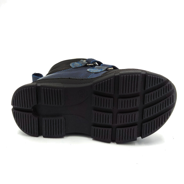 Дитячі Анатомічні черевики з хутром Ortomedica 364-05 профілактичні сині