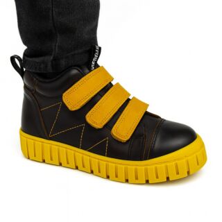 Дитячі Анатомічні черевики Ortomedica 250-02 профілактичні жовті