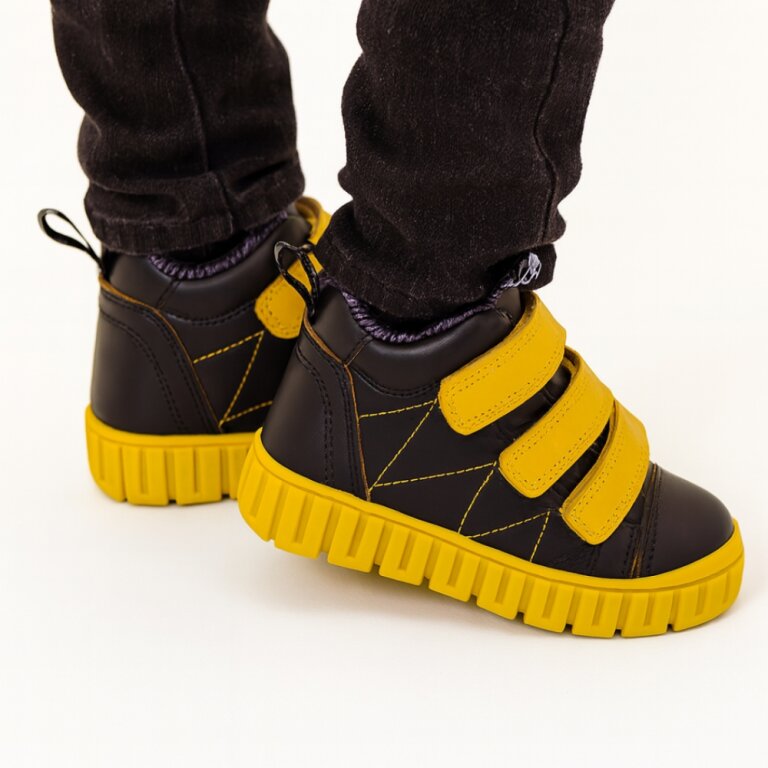 Дитячі Анатомічні черевики Ortomedica 250-02 профілактичні жовті