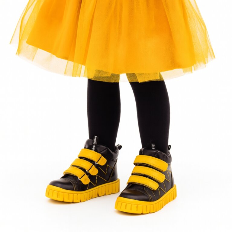 Дитячі Анатомічні черевики Ortomedica 250-02 профілактичні жовті