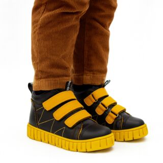 Дитячі Анатомічні черевики Ortomedica 250-02 профілактичні жовті
