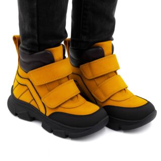 Дитячі Анатомічні черевики Ortomedica 364-01 профілактичні помаранчеві