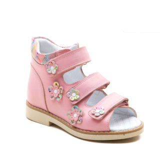 Босоніжки Анатомічні дитячі Ortomedica 230-01 анатомічні, рожеві