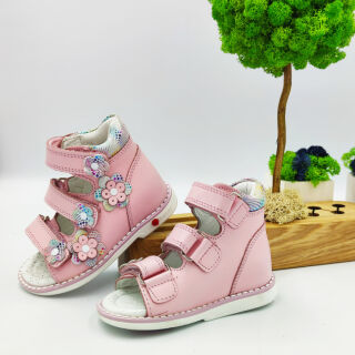 Босоножки Анатомические детские Ortomedica 230-01 анатомические, розовые