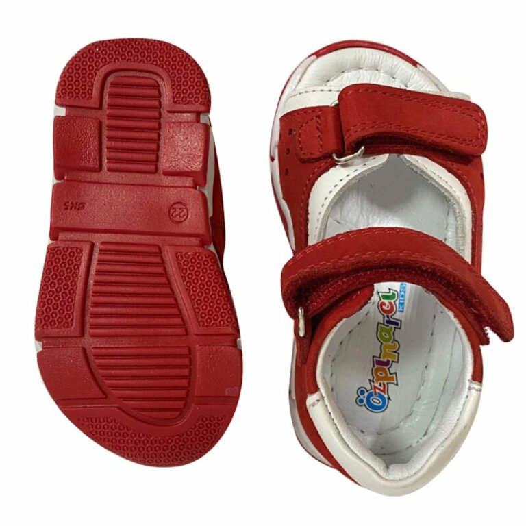 Дитячі Анатомічні босоніжки, червоні Ozpinarci (Оспінарджі) 150-05