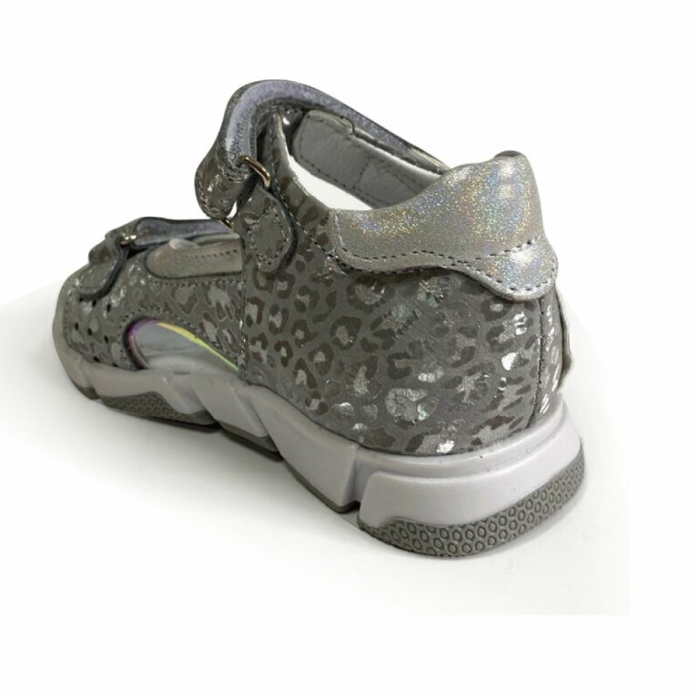 Дитячі Анатомічні босоніжки, сріблясті (Оспінарджі) 151-03