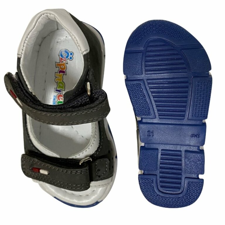 Дитячі Анатомічні босоніжки, сірі Ozpinarci (Оспінарджі) 150-02