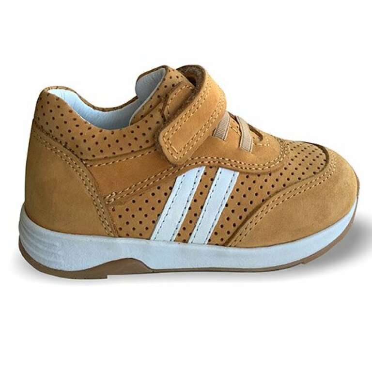 Детские Анатомические кроссовки демисезон, рыжие Ozpinarci (Оспинарджи) 101-06