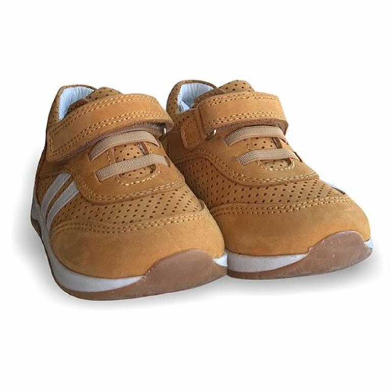 Детские Анатомические кроссовки демисезон, рыжие Ozpinarci (Оспинарджи) 101-06