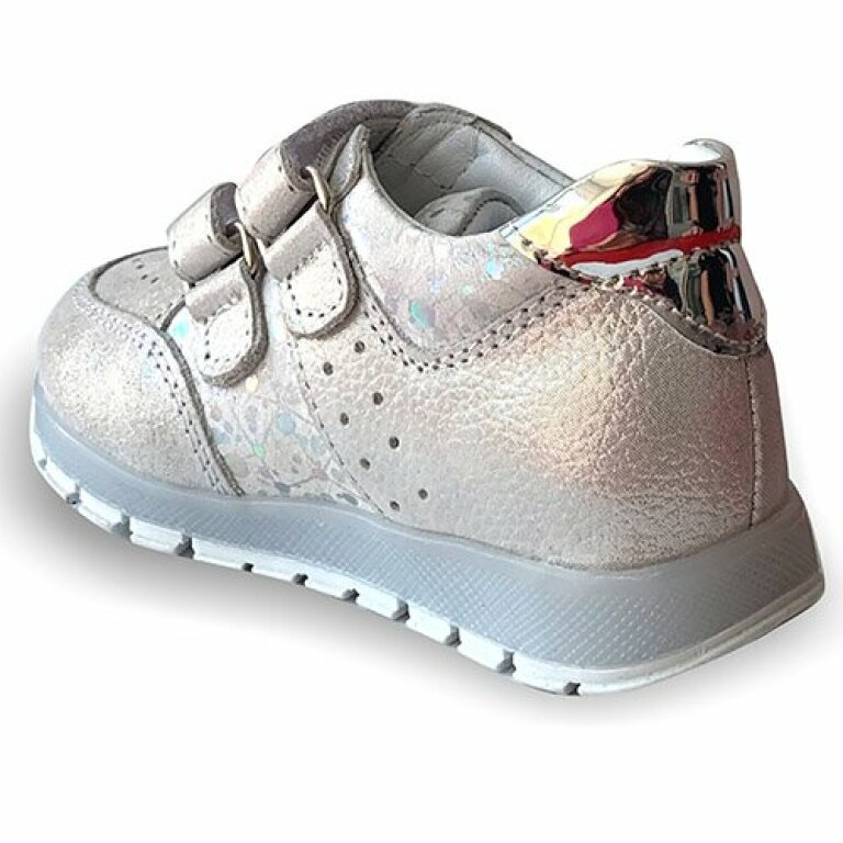 Детские Анатомические кроссовки демисезон, серебристые Ozpinarci (Оспинарджи) 108-04