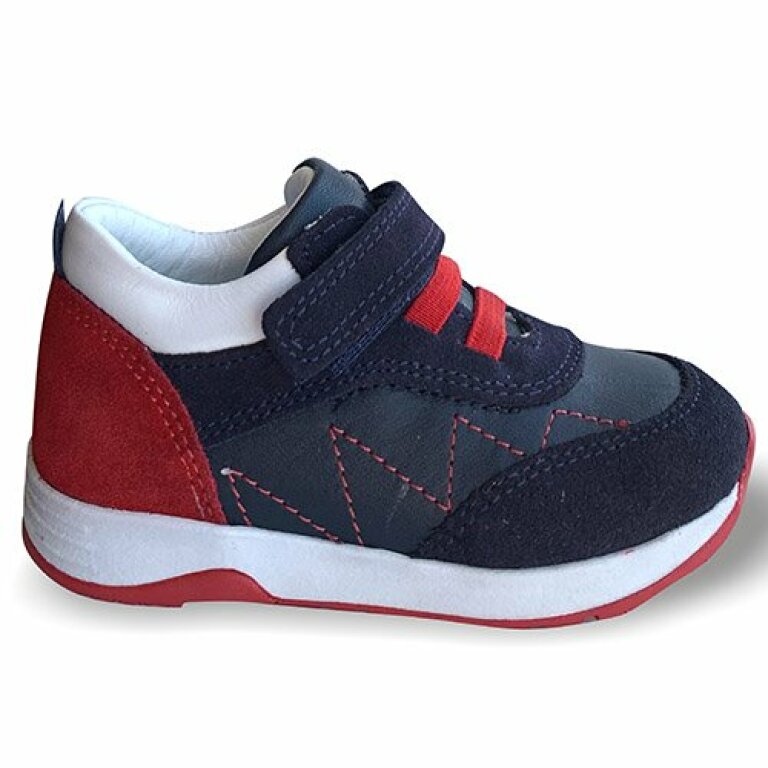 Дитячі Анатомічні кросівки демісезон, синій / червоний Ozpinarci (Оспінарджі) 104-04