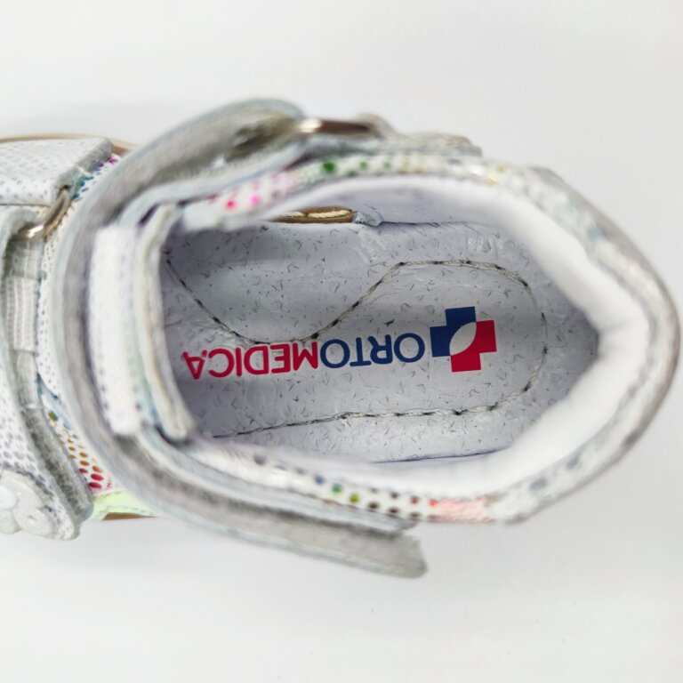 Босоножки Анатомические детские Ortomedica 220-06 анатомические, разноцветные, низкие