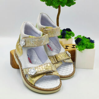 Босоножки Анатомические детские Ortomedica 226-01 анатомические, серебро