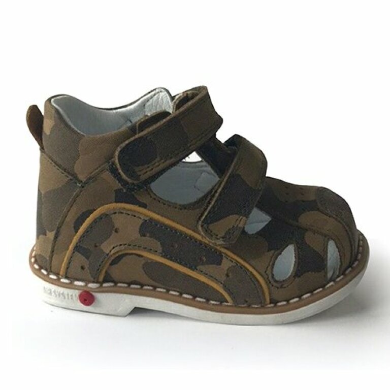 Дитячі Анатомічні босоніжки, хакі Ozpinarci (Оспінарджі) 130-02