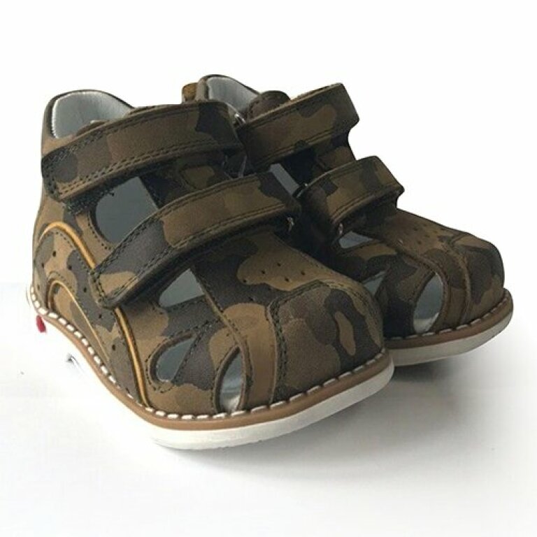 Дитячі Анатомічні босоніжки, хакі Ozpinarci (Оспінарджі) 130-02