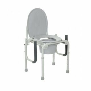 Стул-туалет OSD-2108D с откидными подлокотниками, стальной, макс.нагрузка до 136 кг, ширина сиденья 47 см, не складывается
