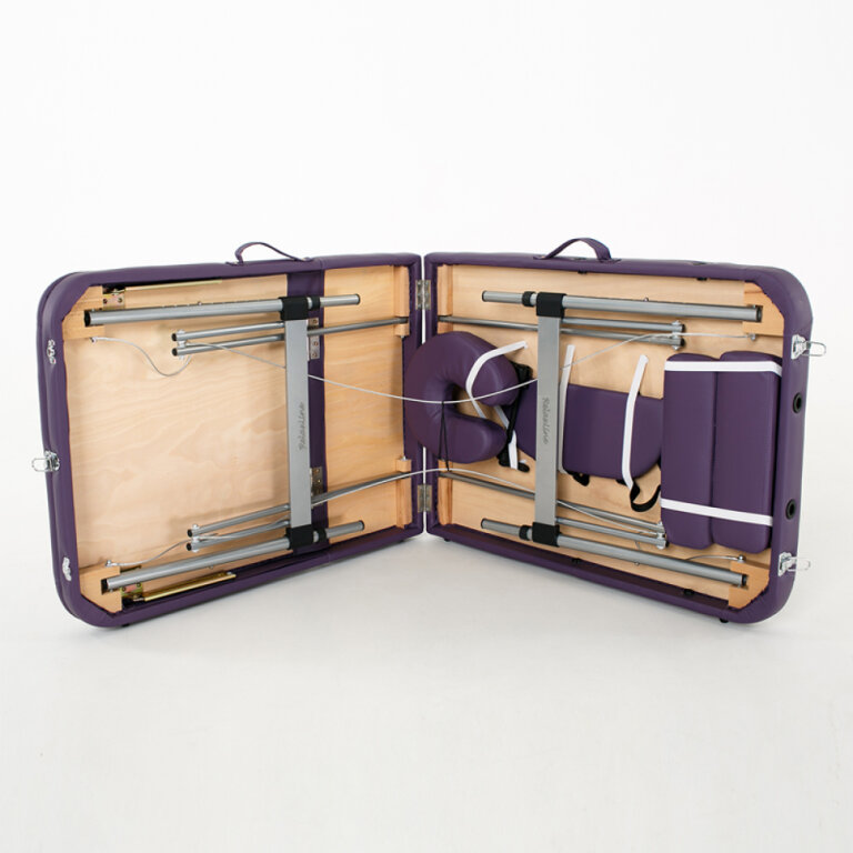 Стол массажный RelaxLine Belize фиолетовый, переносной