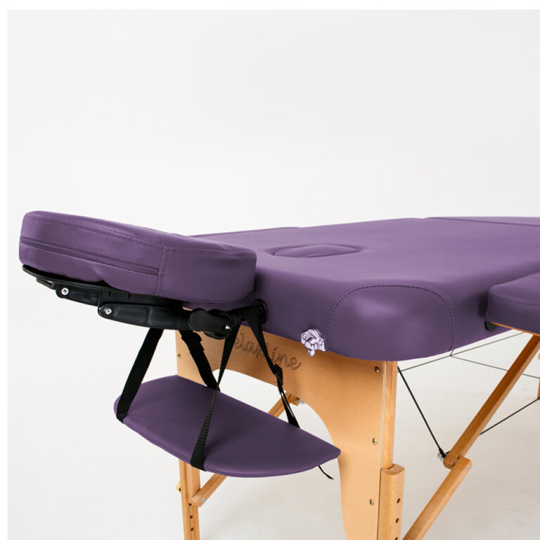 Массажный стол RelaxLine Bali фиолетовый, переносной
