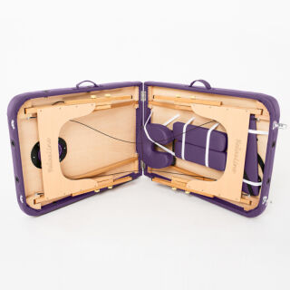 Массажный стол RelaxLine Bali фиолетовый, переносной