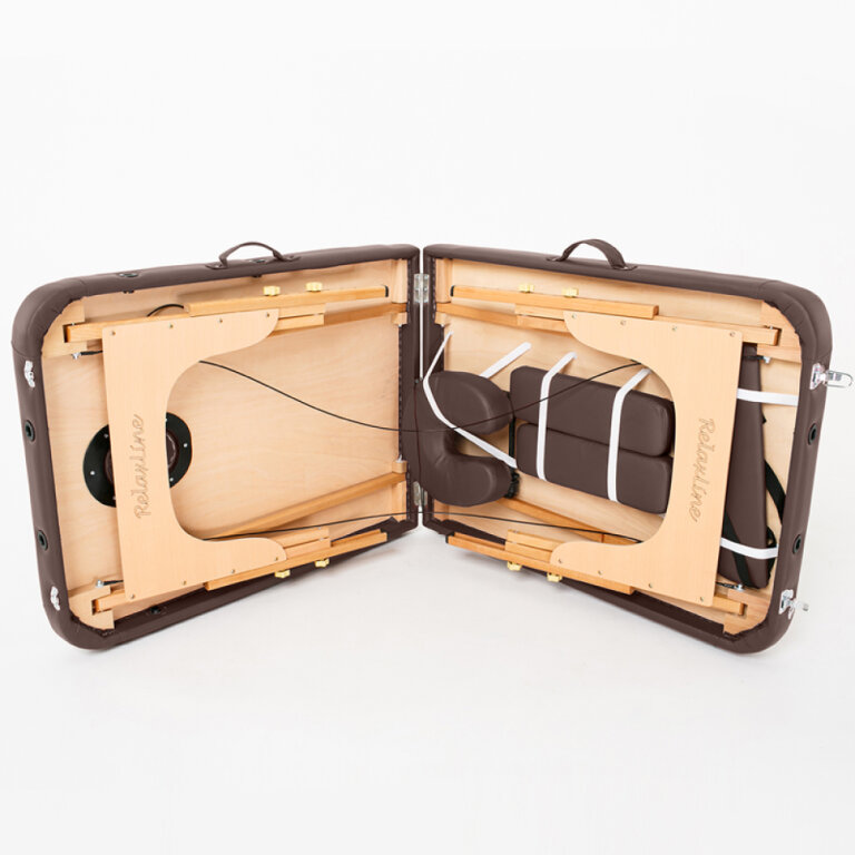 Массажный стол RelaxLine Bali кофейный, переносной