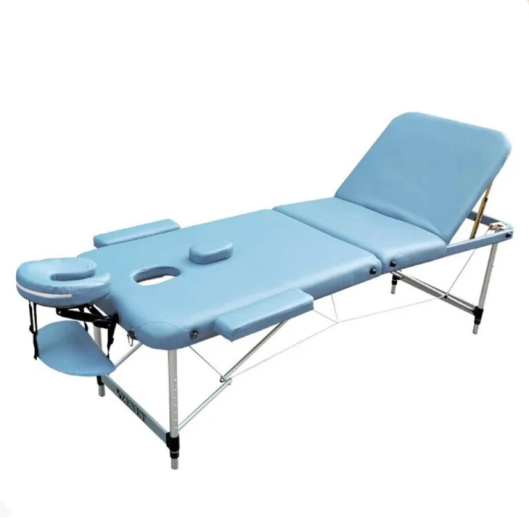 Стол массажный ZET-1049/L light blue
