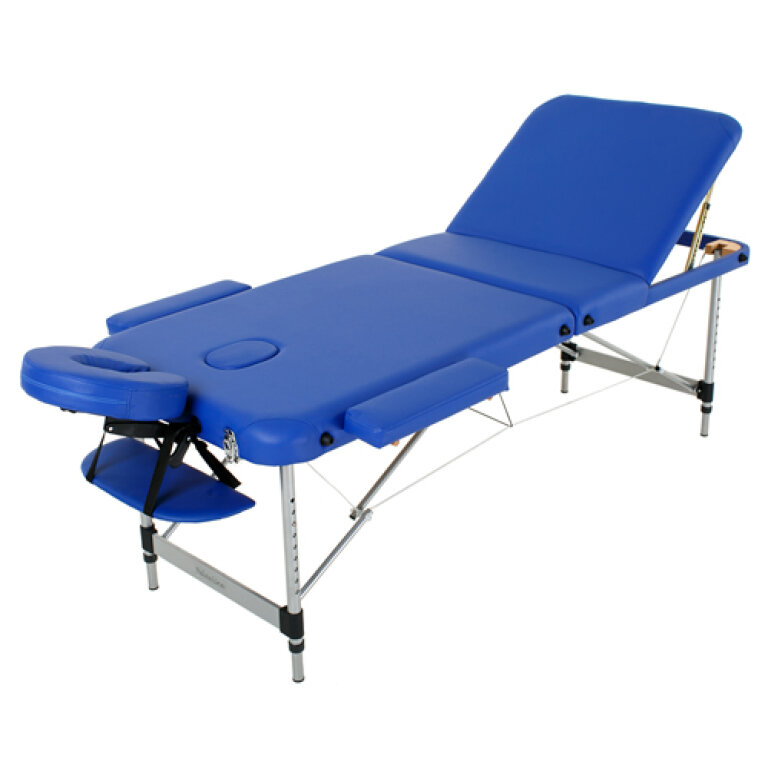 Стол массажный RelaxLine Belize темно-синий, переносной