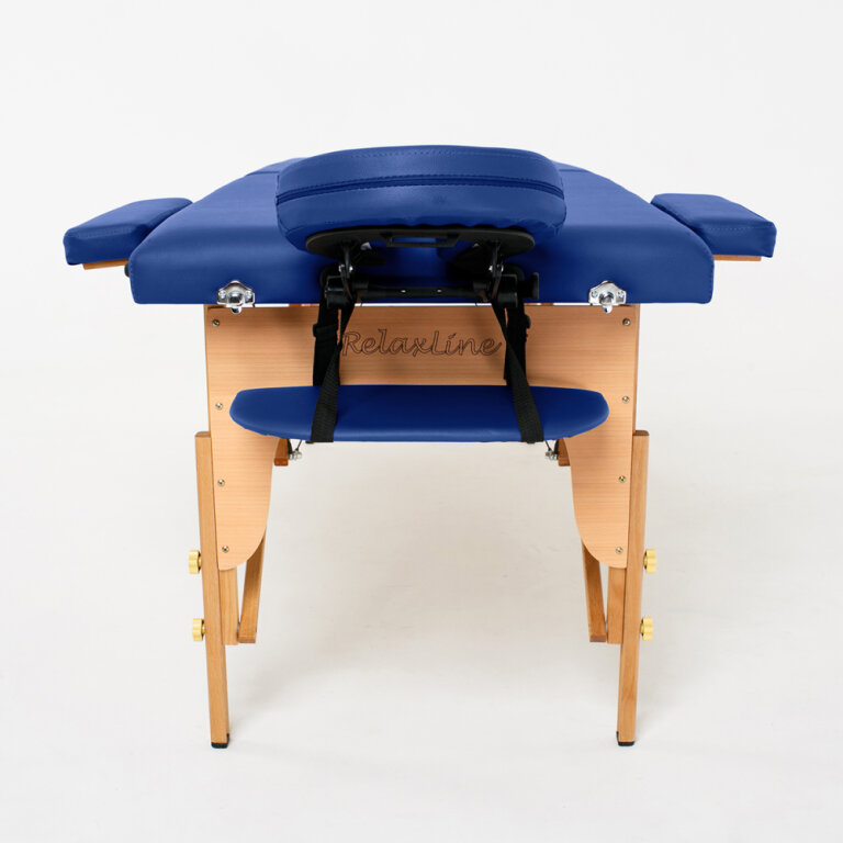 Массажный стол RelaxLine Lagune синий, переносной