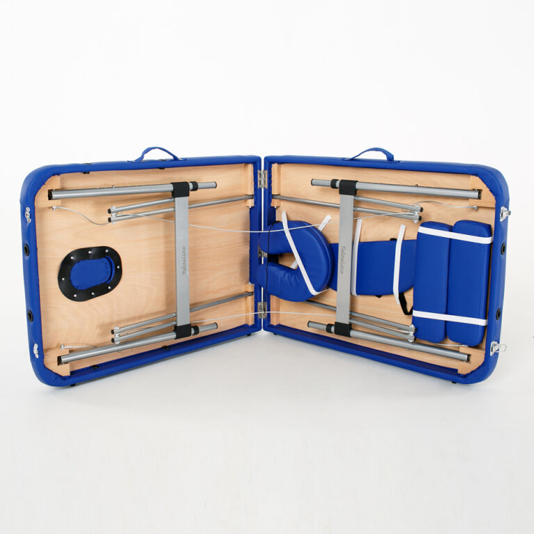 Стол массажный RelaxLine Hawaii темно-синий, переносной