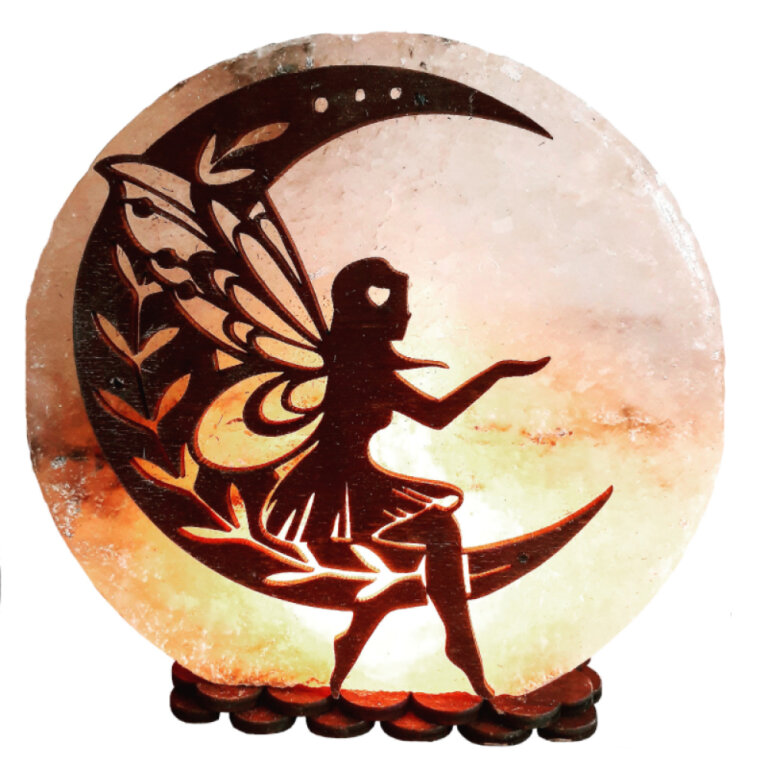 Лампа солевая «Фея на Луне № 2» 3-4 кг