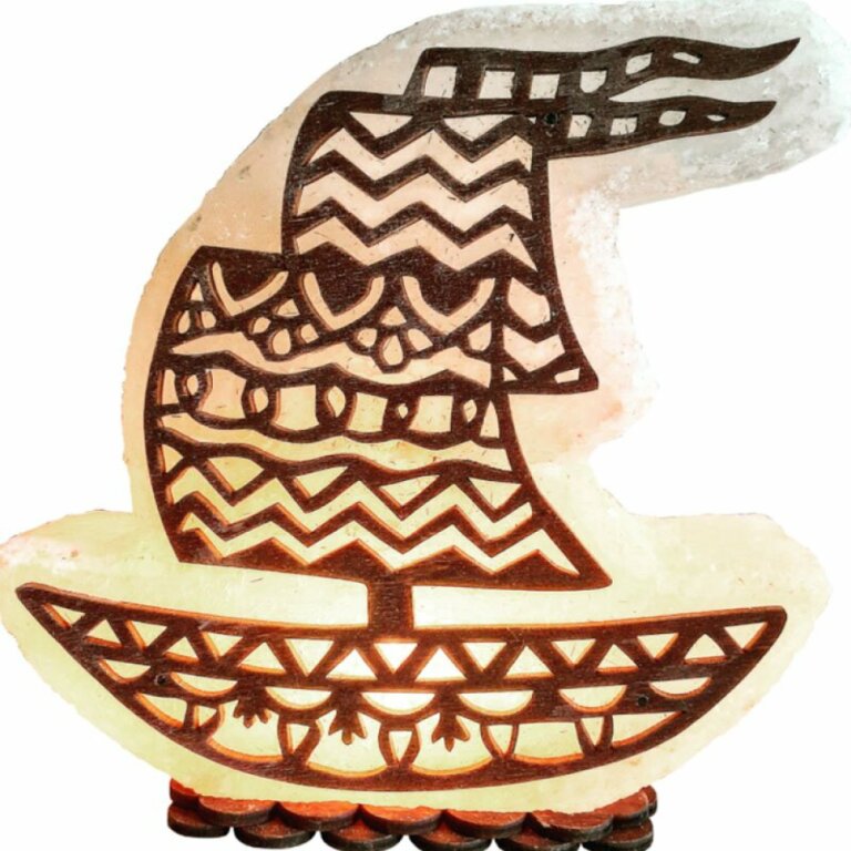 Солевая лампа "Кораблик" 3-4 кг