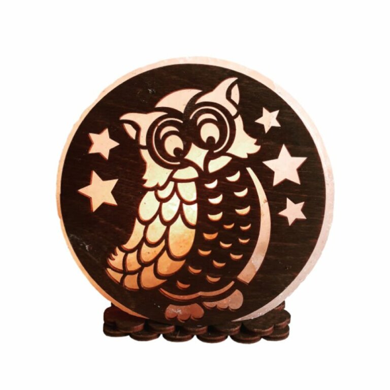 Солевая лампа "Сова" 3-4 кг