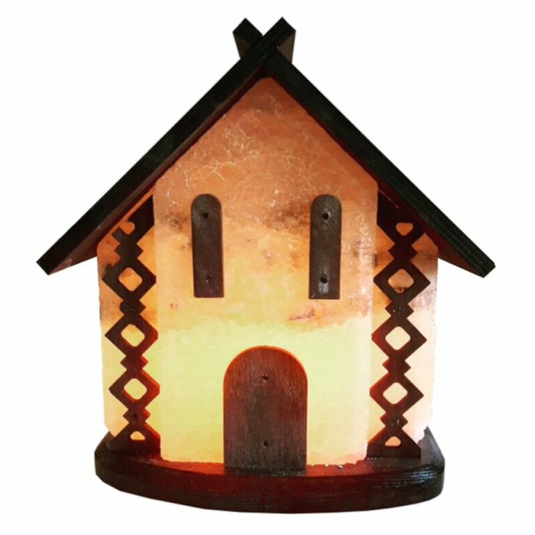 Солевая лампа "Домик" 5-6 кг желтая