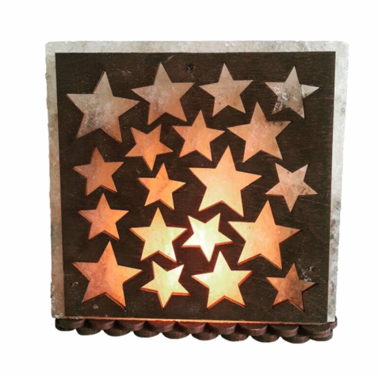 Солевая лампа "Звездочки" 3-4кг