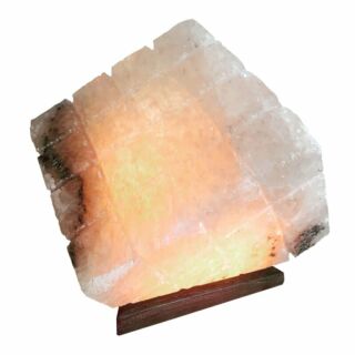 Солевая лампа "Куб" 9-10 кг желтая