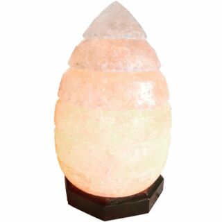 Солевая лампа "Капля резная" 3-4 кг желтая