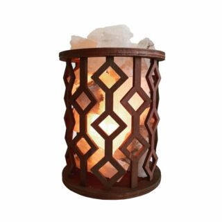 Солевая лампа "Корзина ромбы" 1,7 кг