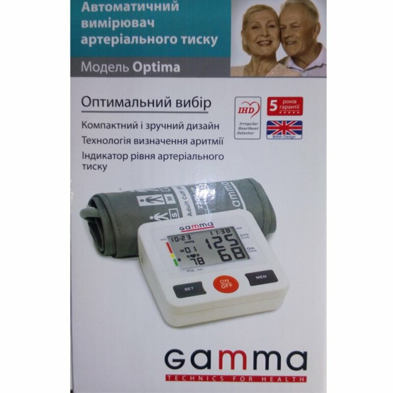Автоматичний тонометр Gamma Optima