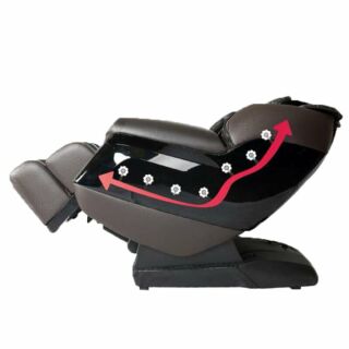 Массажное кресло Zenet ZET-1550 коричневое