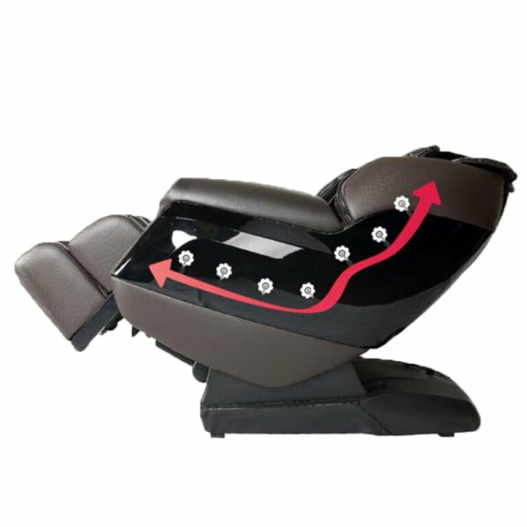 Массажное кресло Zenet ZET-1550 коричневое