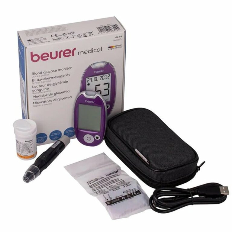 Глюкометр Beurer GL 44, ммоль/л, ліловий