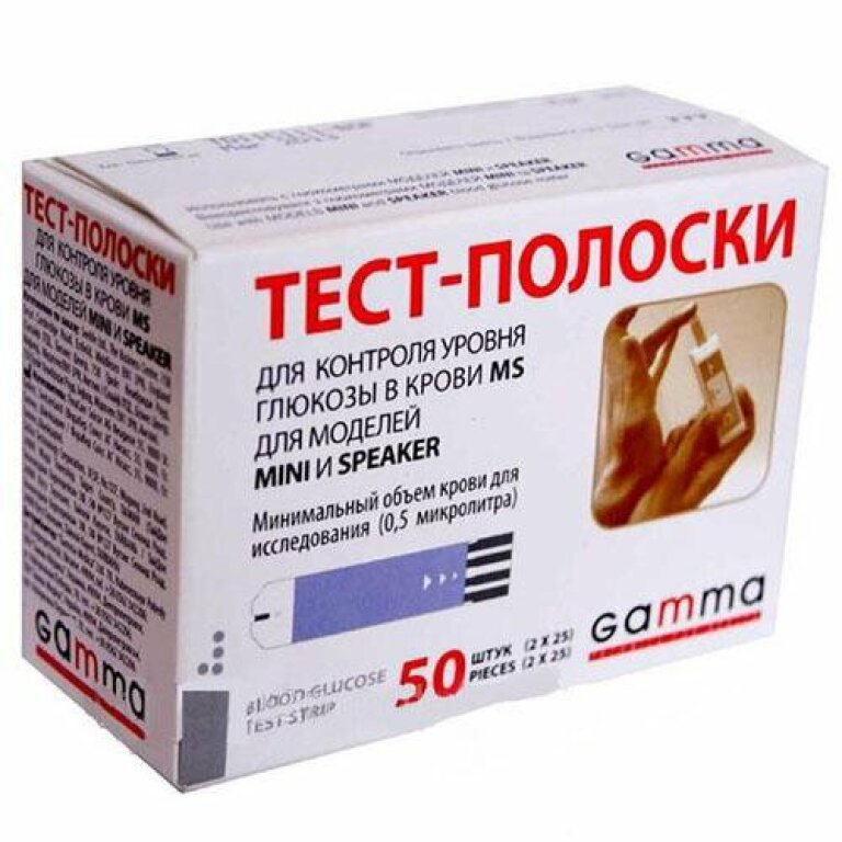 Тест-смужки GAMMA MS N50