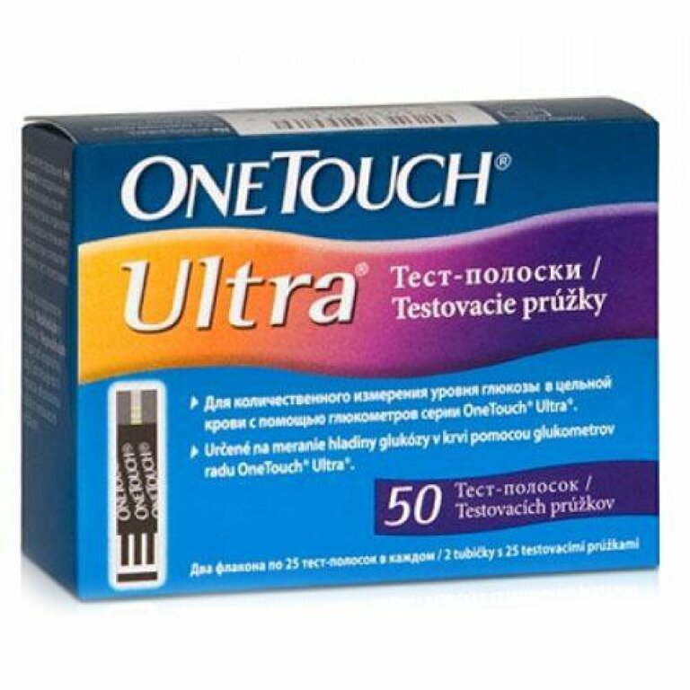 Тест-полоски One Touch Ultra N50 (Ван Тач)