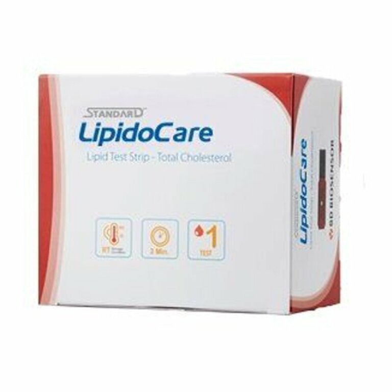 Тест-полоски для определения общего холестерина STANDARD LipidoCare 25 шт