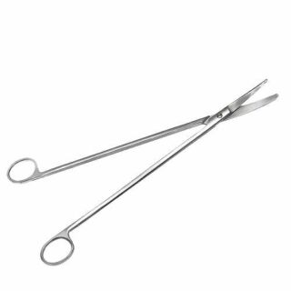 Ножиці для глибоких порожнин з гострим кінцем 28 см Н-128-1